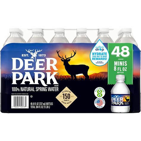 deer park bottled water levels